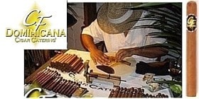 Cigar roller at big budget birthday at Skyline Studios NYC