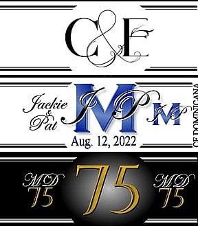 NYC Cigar band samples for wedding and birthdays